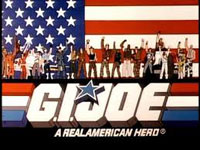 G.I. Joe A Real American Hero cartoon series logo
