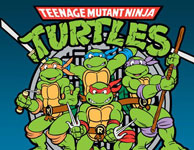 Teenage Mutant Ninja Turtles cartoon series 80s logo